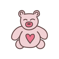 teddy bear with heart