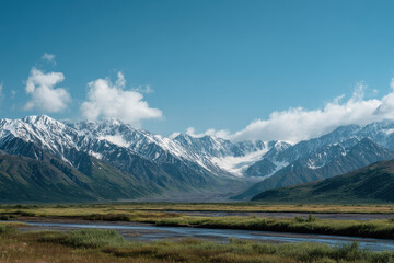 Fototapeta premium explore majestic peaks of north americas top mountains showcasing their breathtaking beauty