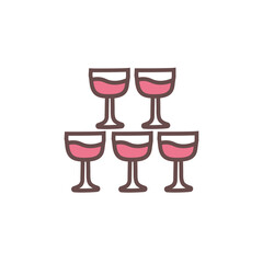 red wine glass