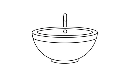 wash basin icon, basin silhouette, sink icon, wash sink vector, bathroom sink icon, washbasin outline, basin symbol, plumbing icon, sanitary icon, bathroom fixture icon, handwashing basin, faucet and 