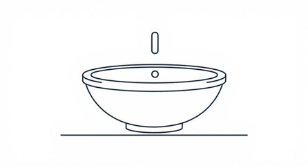 wash basin icon, basin silhouette, sink icon, wash sink vector, bathroom sink icon, washbasin outline, basin symbol, plumbing icon, sanitary icon, bathroom fixture icon, handwashing basin, faucet and 