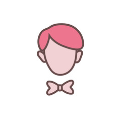man wearing glasses