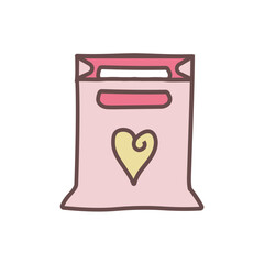 heart with mail