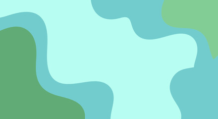 Soft flowing organic shapes create a soothing and serene background design