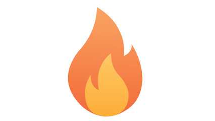 Gradient Fire Flame Icon