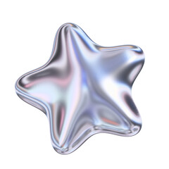 3d holographic abstract shape , 3d geometric , 3d star 