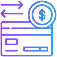 Transaction, icon for business to consumer, website, application, printing, document, poster design, etc