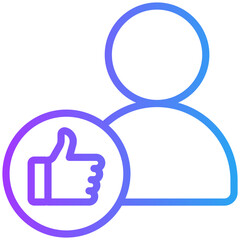 Obraz premium Customer feedback, icon for business to consumer, website, application, printing, document, poster design, etc