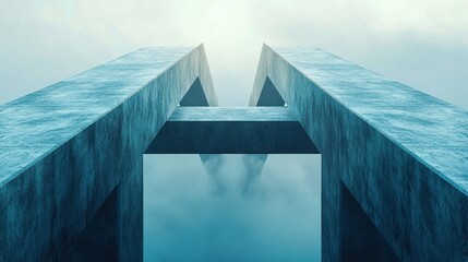 impossible geometry bridge over abyss