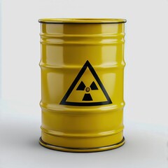 hazardous chemical drum  isolated on white
