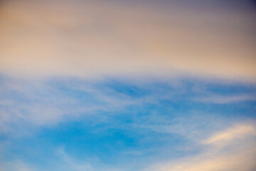 Twilight atmostphere of sky background