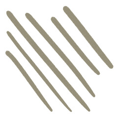 stratch lines doodle brown pastel vector illustration