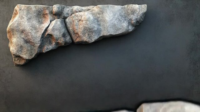 Decorative stone wall cladding showing rough texture and natural colors