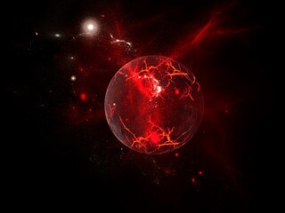Planets Galaxy Science Fiction Wallpaper Beauty Deep Space Cosmos Physical Cosmology Stock Photos....