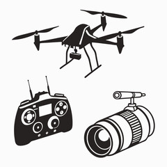 Drone remote camera lens remote control quadcopter