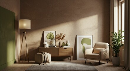 Modern living room interior design