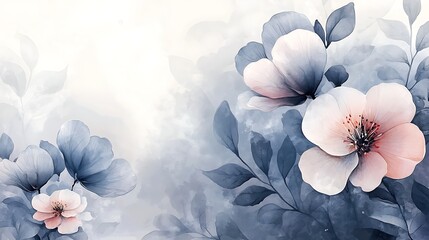 Floral wallpaper design
