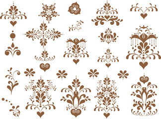  Vintage Botanical Vector Elements