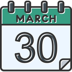 30 March Icon