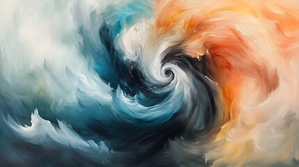 Abstract swirling colors background