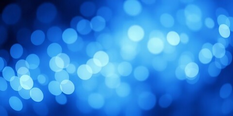 Obraz premium Abstract swirls of blue bokeh, creating a dreamy, ethereal backdrop, space, dreamy