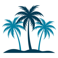 palm trees on the beach