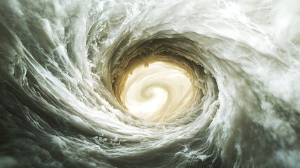 Abstract swirling vortex design