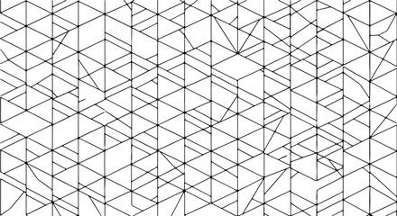 Geometric Line Art Pattern Background - Abstract Modern Design