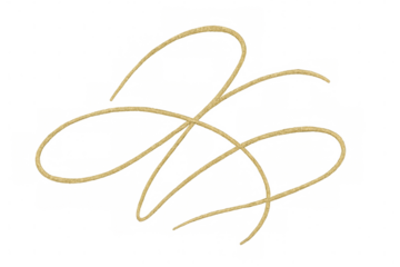 Golden glitter brush stroke creating an elegant abstract decorative element against a transparent background, radiating luxury and glamour