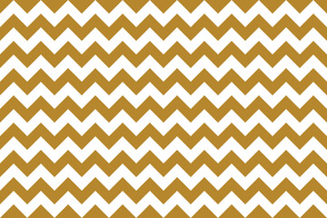 DarkGoldenrod and white color Zig zag seamless pattern.