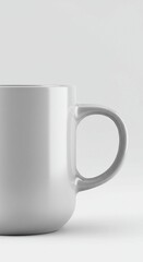 Fototapeta premium Blank white mug mockup