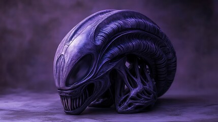 Mysterious alien entity digital artwork