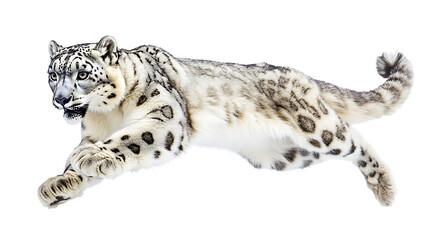 Fototapeta premium white bengal cat isolated on white background 