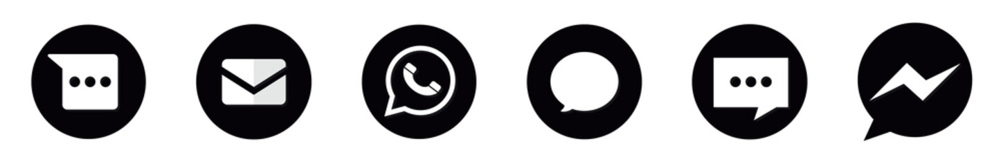 Contact icon set. Thin line Contact icons set. Contact symbols - Phone, mail, fax, info, e-mail, support... vector, vector illustration