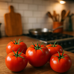 tomatoes in the kitchen