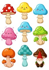 Fungal Friends: A Whimsical Collection