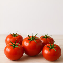 tomatoes with white background
