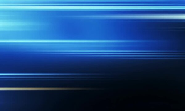 Abstract blurred lines of blue and gold creating a sense of motion and speed in the background