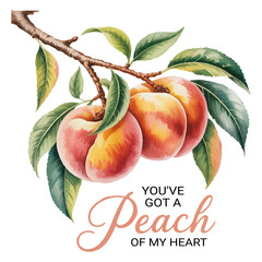 Vintage fruit pun valentine sublimation design for t shirt