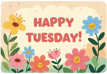 Happy Tuesday with a Touch of Floral Charm