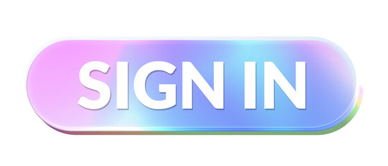 Holographic Sign In Button – Futuristic Neon Style UI for Login Pages

