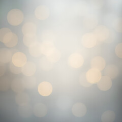 Soft Golden Bokeh Light Abstract Background