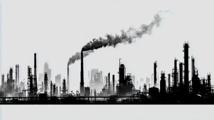 lethal industrial zone  isolated on white