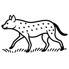 vector image of a wolf