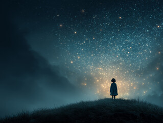 Fototapeta premium Child of the Stars