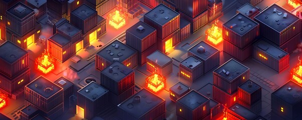 AI Powered Automated Inspection and Control in a Futuristic Industrial Landscape