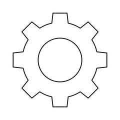 gear icon vector illustration