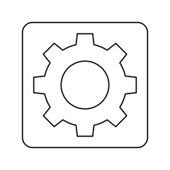 gear icon vector illustration