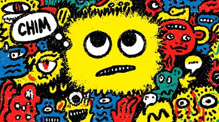 Generative AI concept with abstract head silhouette and chat message cloud powered by structured prompt input