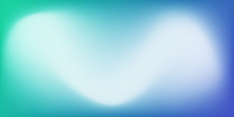 幻想的な白い光が漂う青系グラデーション背景